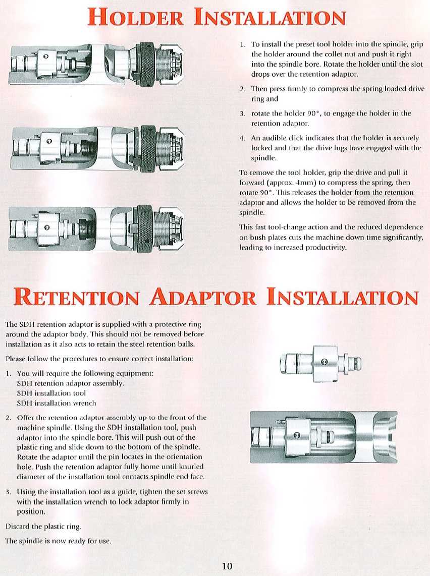 Morris SDH Tooling catalog info