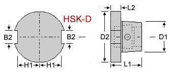 HSK-D drawing