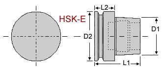 HSK-E drawing