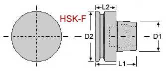 HSK-F drawing