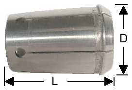 EOC and SYOZ collet drawing