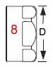 Hex ER Collet Chuck Lock Nut drawing