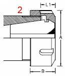 Spanner ER Collet Chuck Lock Nut drawing