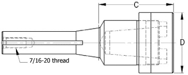 Kwik-Switch 200 master with Bridgeport R8 Shank drawing