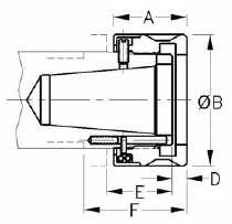 TSD Universal Kwik-Switch Master Nut drawing