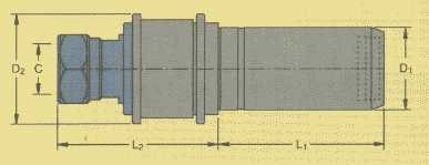 Kennametal Tension Compression Tap Chuck - Drawing