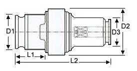 KATO Quick-Change Tap Adapter drawing