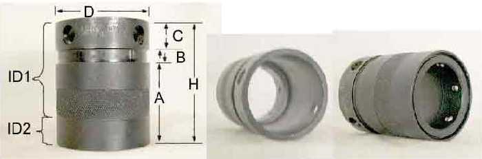 Scully-Jones Quick Change spindle nose assembly drawing